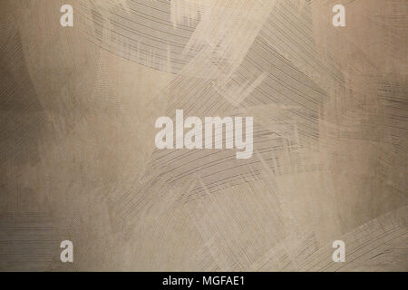 beige light brown plaster textured wallpaper background Stock Photo