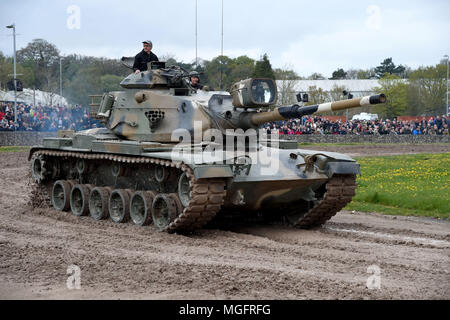 M60 tank. US M60 tank at Bovington Tank Museum, Dorset. Credit ...