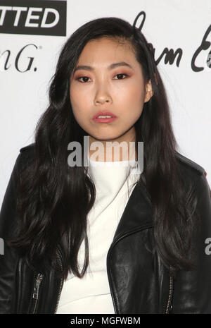 April 27, 2018 - West Hollywood, CA, U.S. - 27 April 2018 - West Hollywood, California - Awkwafina. Marie Claire Fifth Annual ''Fresh Faces'' Event honoring May Cover Stars held at Poppy. Photo Credit: F. Sadou/AdMedia Stock Photo