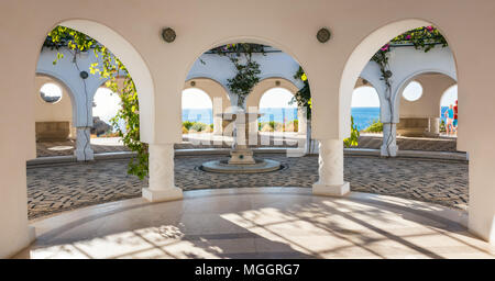 Rotunda in Kalithea (Rhodes, Greece) Stock Photo