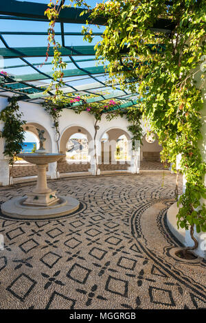 Rotunda in Kalithea (Rhodes, Greece) Stock Photo