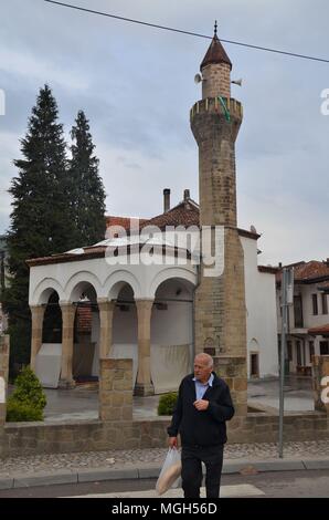 The town of Novi Pazar in the historical region of Sandzak, Serbia: the Lejlek-mosque (Lejlek dzamija) Stock Photo