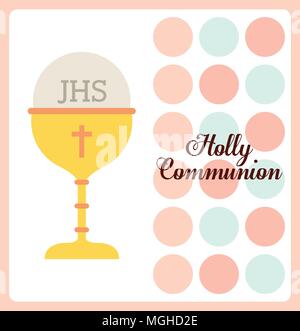 first communion design, vector illustration eps10 graphic Stock Vector