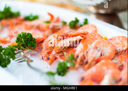 Delicious appetizer on open buffet Stock Photo