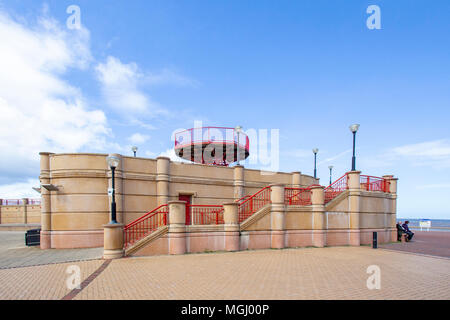 Observation tower on the promenade in Rhyl Denbighshire Wales UK Stock Photo