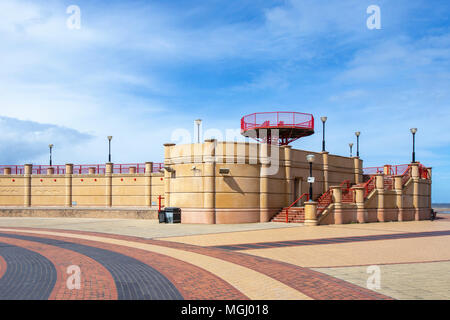 Observation tower on the promenade in Rhyl Denbighshire Wales UK Stock Photo