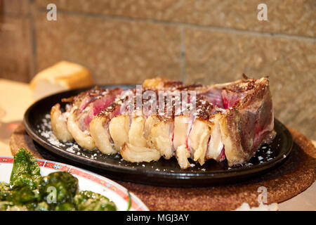 Chuletón a la Brasa, T-Bone Steak grilled Stock Photo - Alamy
