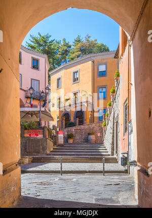 Scenic sight in Montefiascone, province of Viterbo, Lazio, central Italy. Stock Photo