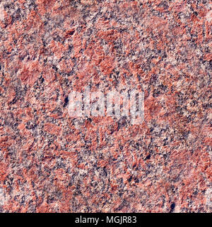 seamless red granite background. texture, pattern. Stock Photo