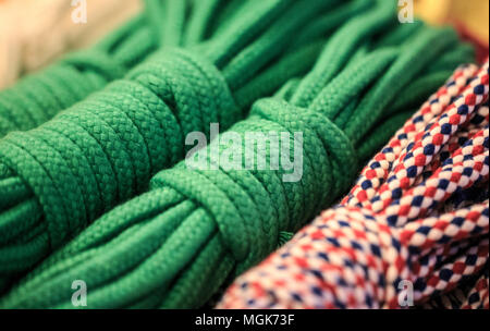 different kind of ropes Stock Photo