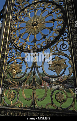 Golden Gates Sankey St Warrington after Manchester Bombing 2017 Stock Photo