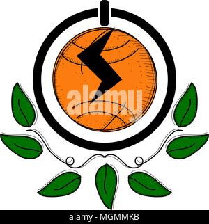 Earth Hour 60 Minute Template Stock Vector