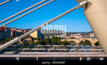 Puente del Milenio. Ourense. Galicia. España Stock Photo