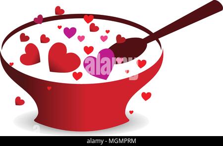 Love Happy Valentine's Day Template Stock Vector