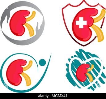 World Kidney Day Template Set Stock Vector
