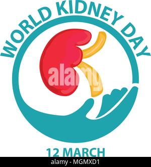 WORLD KIDNEY DAY Stock Vector