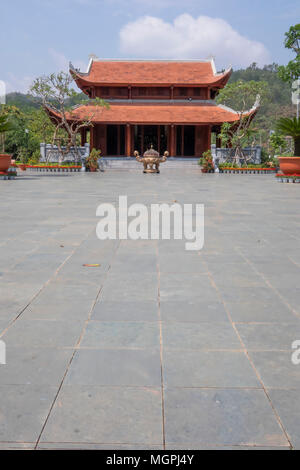 Temple near the Old French Prison and Museum at Son La, Vietnam Stock Photo