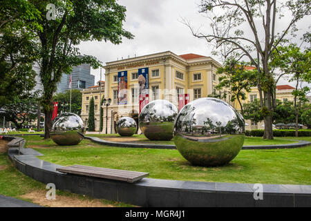 Asian Civilisations Museum Green, Singapore Stock Photo