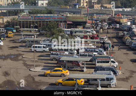 Garage Alawi  in Baghdad city capital of Iraq Stock Photo