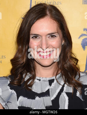 Beverly Hills, USA. 28th Apr, 2018. Catherine Siggins arrives at the 13th Annual Los Angeles Jewish Film Festival LA premiere of 'The Samuel Project' at the Laemmle Music Hall on Saturday 28, 2018. Credit: The Photo Access/Alamy Live News Stock Photo