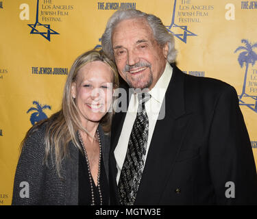 Beverly Hills, USA. 28th Apr, 2018. Hilary Helstein and Hal Linden arrives at the 13th Annual Los Angeles Jewish Film Festival LA premiere of 'The Samuel Project' at the Laemmle Music Hall on Saturday 28, 2018. Credit: The Photo Access/Alamy Live News Stock Photo