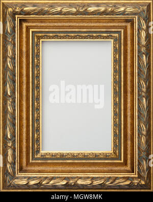 Ornate gold picture frame Stock Photo
