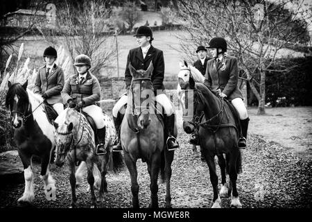 horseback riders Stock Photo