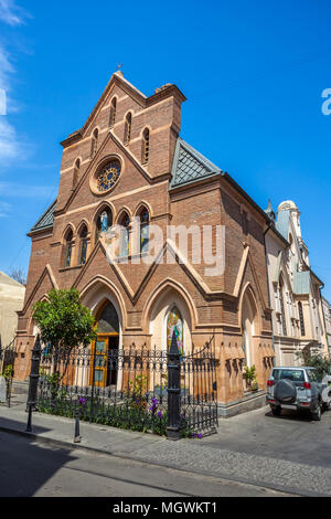 Catholic Church in Tbilisi, Christian religion, Georgia. Stock Photo