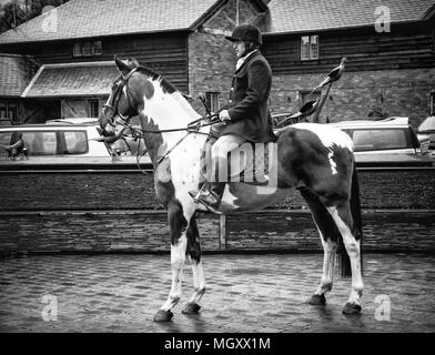 people riding horses Stock Photo