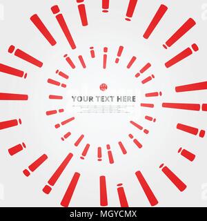 Abstract pattern of red stripe line background. Vector eps10 Stock Vector