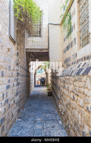 Alley in Old Hama, Syria Stock Photo