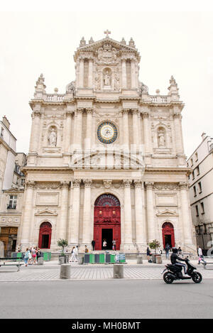 Church of Saint Paul Saint Louis, Paris Stock Photo