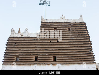 Old traditional house, Asir province, Abha, Saudi Arabia Stock Photo