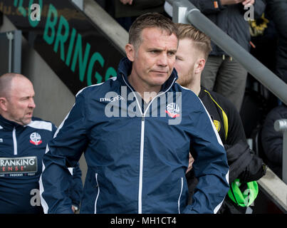 Phil Parkinson, manager of Bolton Wanderers football club Stock Photo