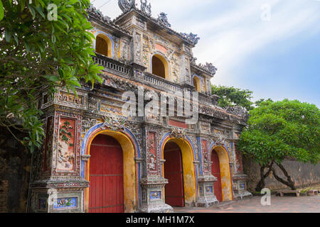 entrance gate of Hue citadel Stock Photo