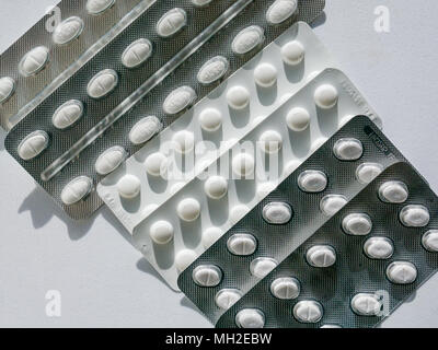 Close up tablets for treatment of hypertension or high blood pressure ...