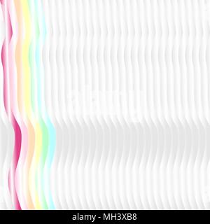 Abstract pattern of gradient colorful stripes, wavy design. Vector illustration, EPS10. Stock Vector