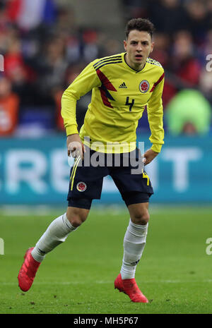 Santiago Arias (COL), MARCH 23, 2018 - Football/Soccer : International friendly match between France 2-3 Colombia at Stade de France in Saint-Denis, France, Credit: AFLO/Alamy Live News Stock Photo