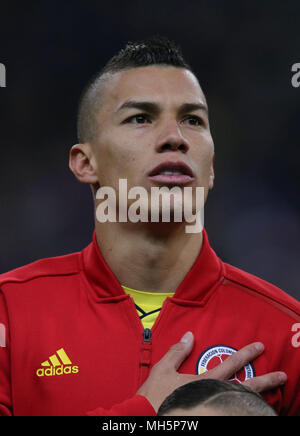 Mateus Uribe (COL), MARCH 23, 2018 - Football/Soccer : A portrait of Mateus  Uribe of Calombia during the International friendly match between France  2-3 Colombia at Stade de France in Saint-Denis, France,