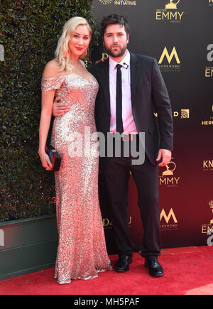 April 29, 2018 - Pasadena, CA, U.S. - 29 April 2018 -Pasadena, California - Freddie Smith. 45th Annual Daytime Emmy Awards held at Pasadena Civic Center. Photo Credit: Birdie Thompson/AdMedia (Credit Image: © Birdie Thompson/AdMedia via ZUMA Wire) Stock Photo