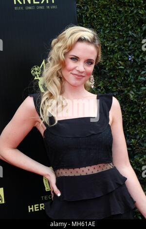 Molly Burnett at the 2018 Daytime Emmy Awards held at the Pasadena