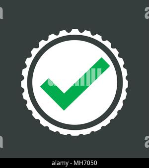 icon of check box Stock Vector