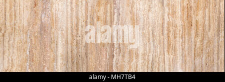 Panoramic shot of a beige and brown stone slab Stock Photo