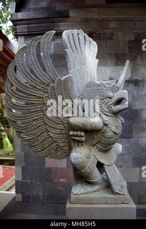 Winged garuda Mendut Monastery Central Java Indonesia Stock Photo