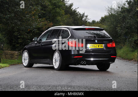 2012 BMW 330d F31 (F30) generation Touring German premium estate car Stock  Photo - Alamy