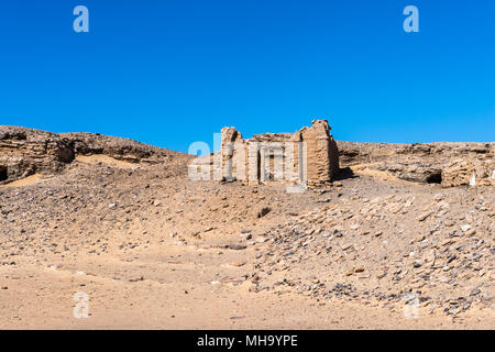 Tombs of the Al-Bagawat (El-Bagawat), an ancient Christian cemetery, one of the oldest in the world, Kharga Oasis, Egypt Stock Photo