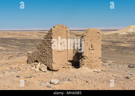 Tomb of the Al-Bagawat (El-Bagawat), an ancient Christian cemetery, one of the oldest in the world, Kharga Oasis, Egypt Stock Photo