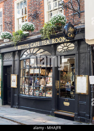 Bettys Tea Room on Stonegate in York Yorkshire England Stock Photo