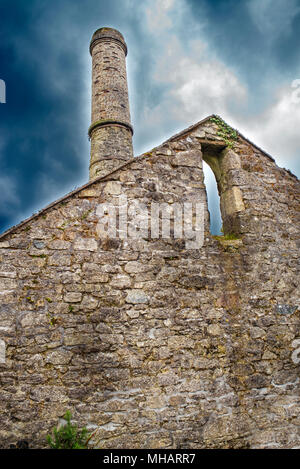 Wheal Martyn St Austell Cornwall UK. working clay pit, Wheal Martyn China Clay Museum Stock Photo