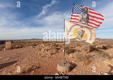 Navajo Nation Flag Stock Photo